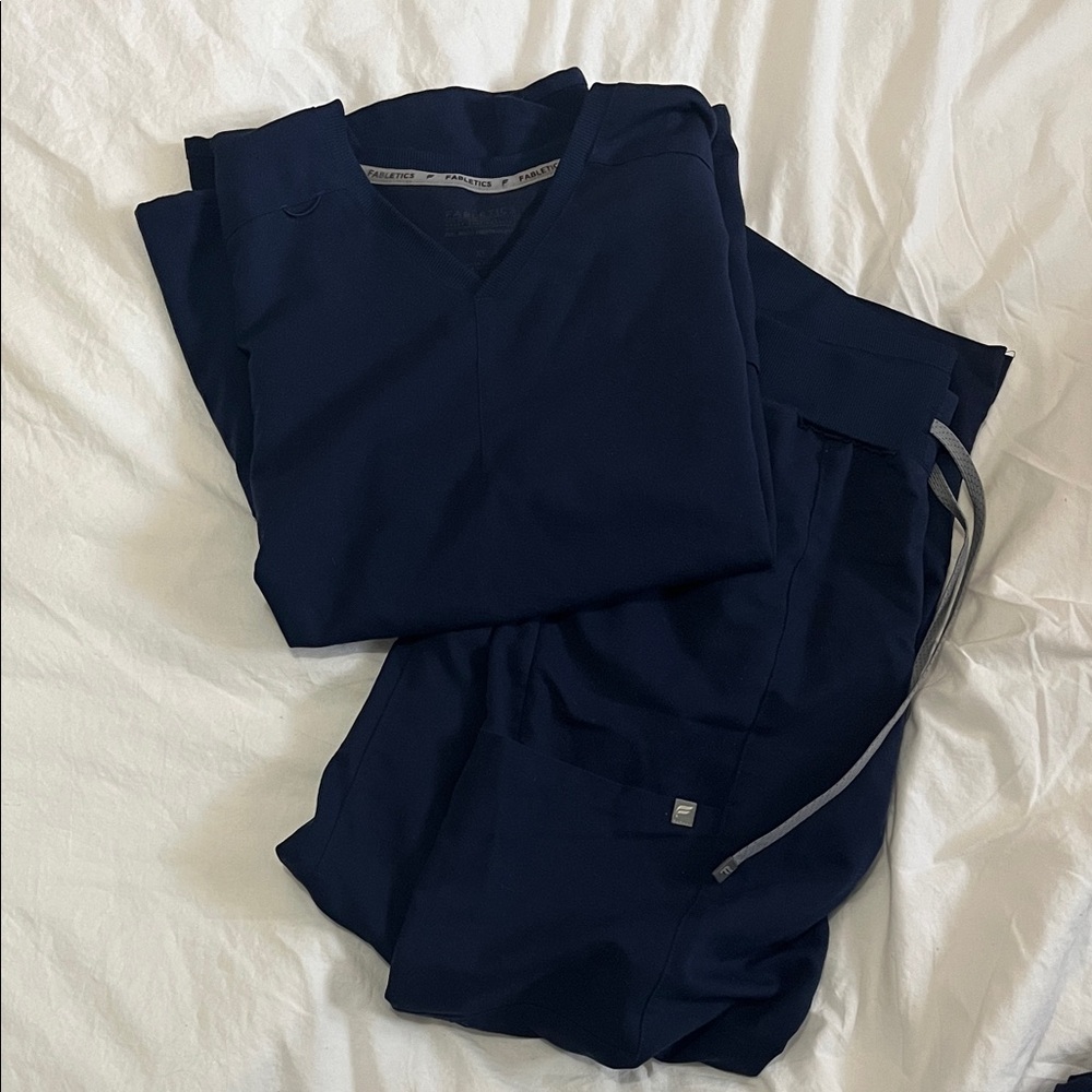 Navy Blue Scrub Set